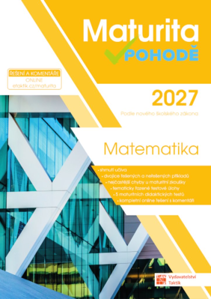 Maturita v pohodě - Matematika 2027