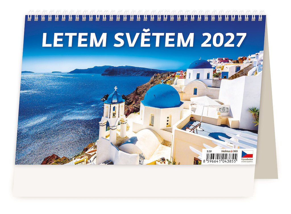 Kalendář stolní 2027 - Letem světem