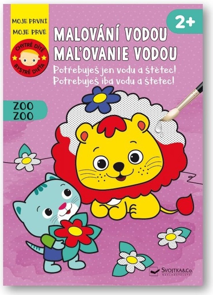 Malování vodou Zoo - Chytré dítě