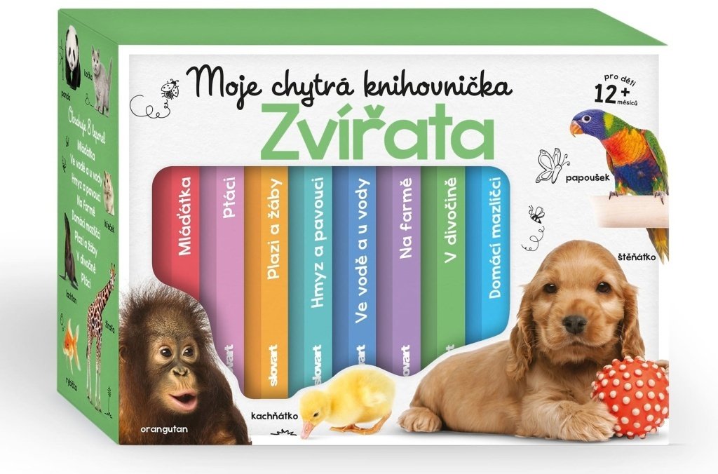 Moje chytrá knihovnička - Zvířata (8 leporel)