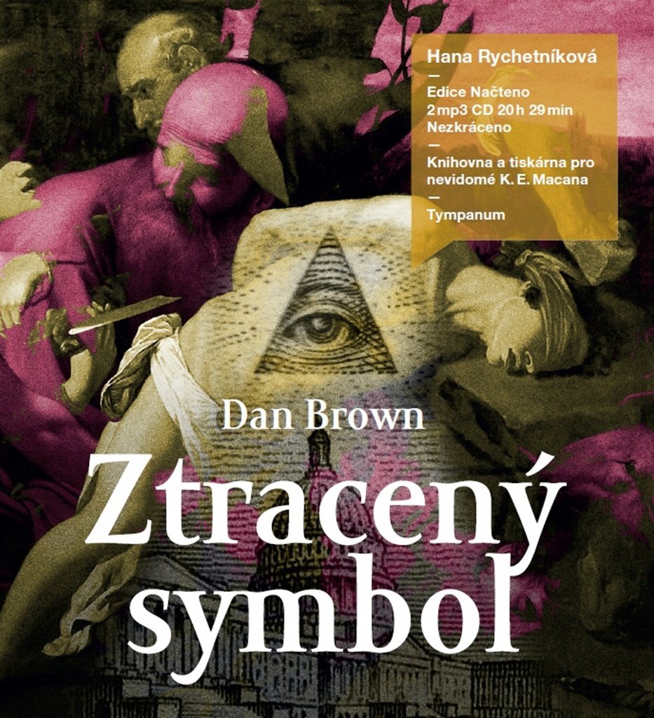 CD Ztracený symbol - audiokniha