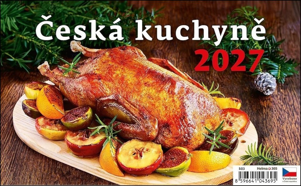 Kalendář stolní 2027 - Česká kuchyně