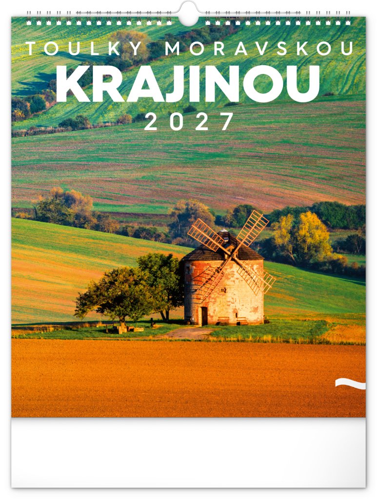 Kalendář 2027 nástěnný: Toulky moravskou krajinou, 30 x 34 cm