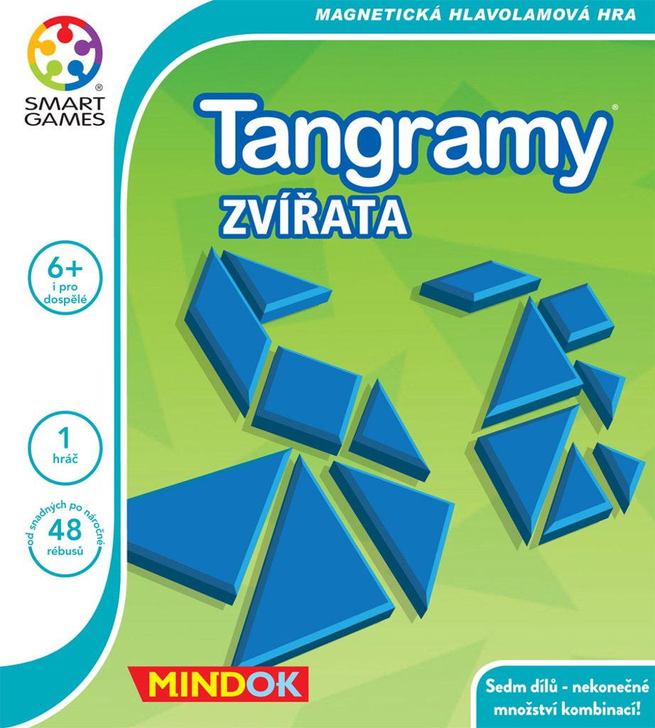SMART - Tangramy: Zvířata/Magnetická hra na cesty