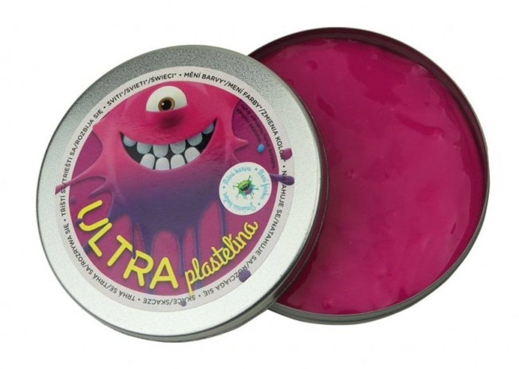 Ultra plastelína měnící barvu 80g - mix motivů