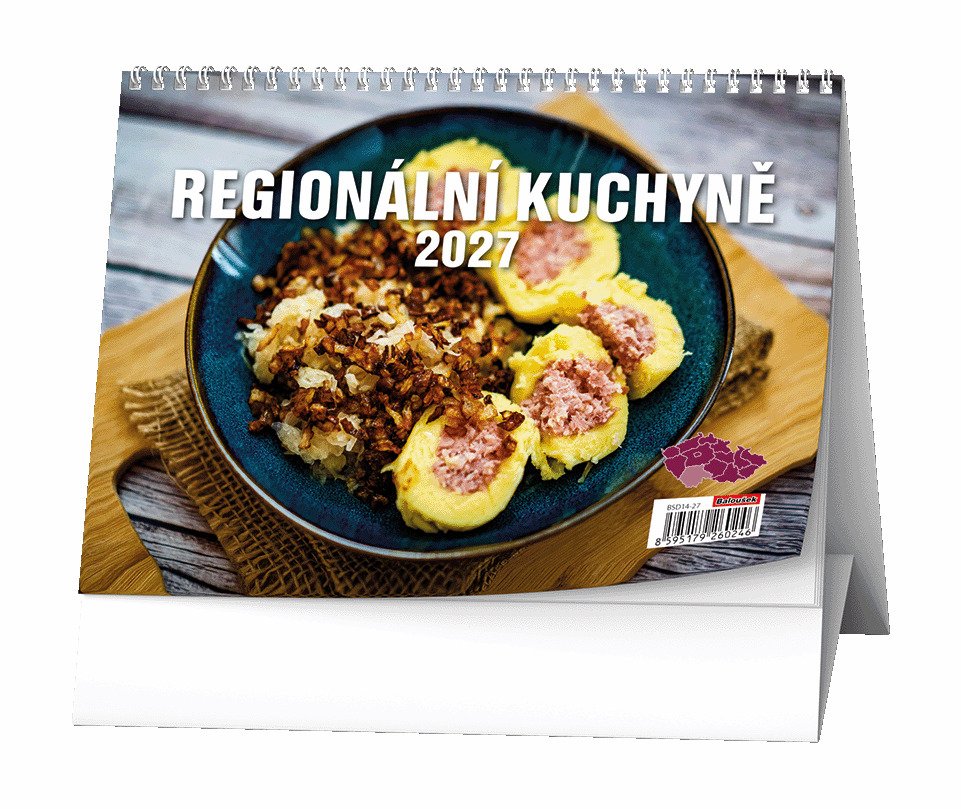 Stolní kalendář Regionální kuchyně