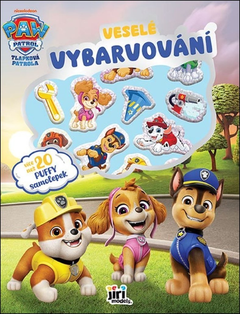 Tlapková patrola - Veselé vybarvování se super samolepkami