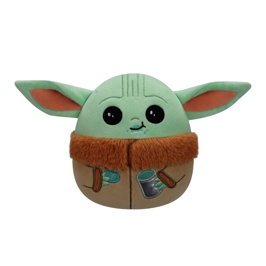 Squishmallows Star Wars - Grogu se sušenkami 20 cm