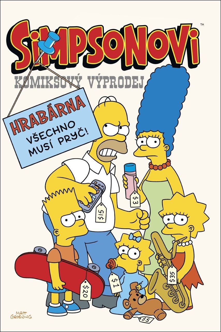 Simpsonovi - Komiksový výprodej