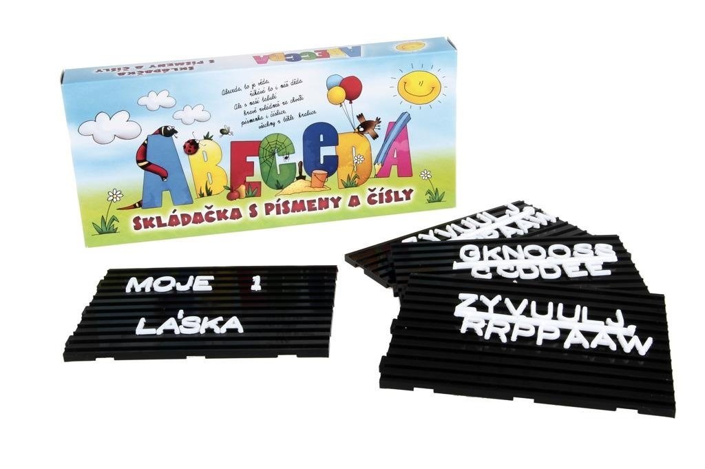 Abeceda - Skládačka s písmenky a čísly
