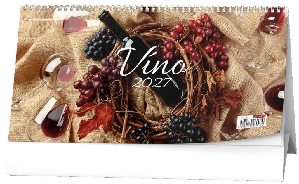 Víno 2027 - stolní kalendář