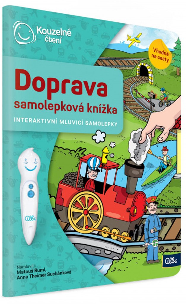 Kouzelné čtení Samolepková knížka Doprava