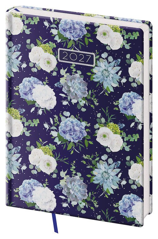Diář 2027 denní A5 Vario Lyra - Floral