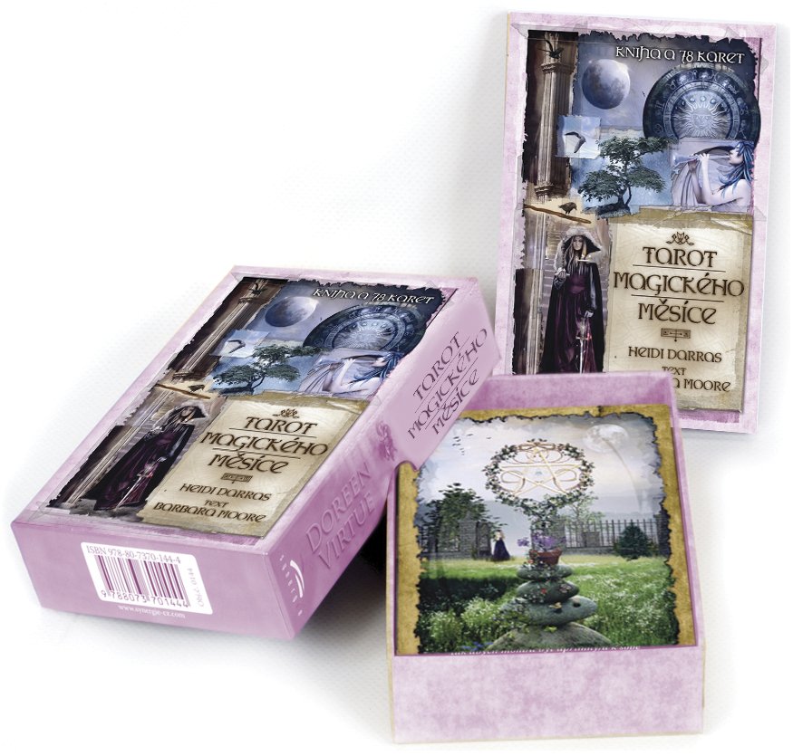 Tarot magického měsíce - Kniha a 78 karet