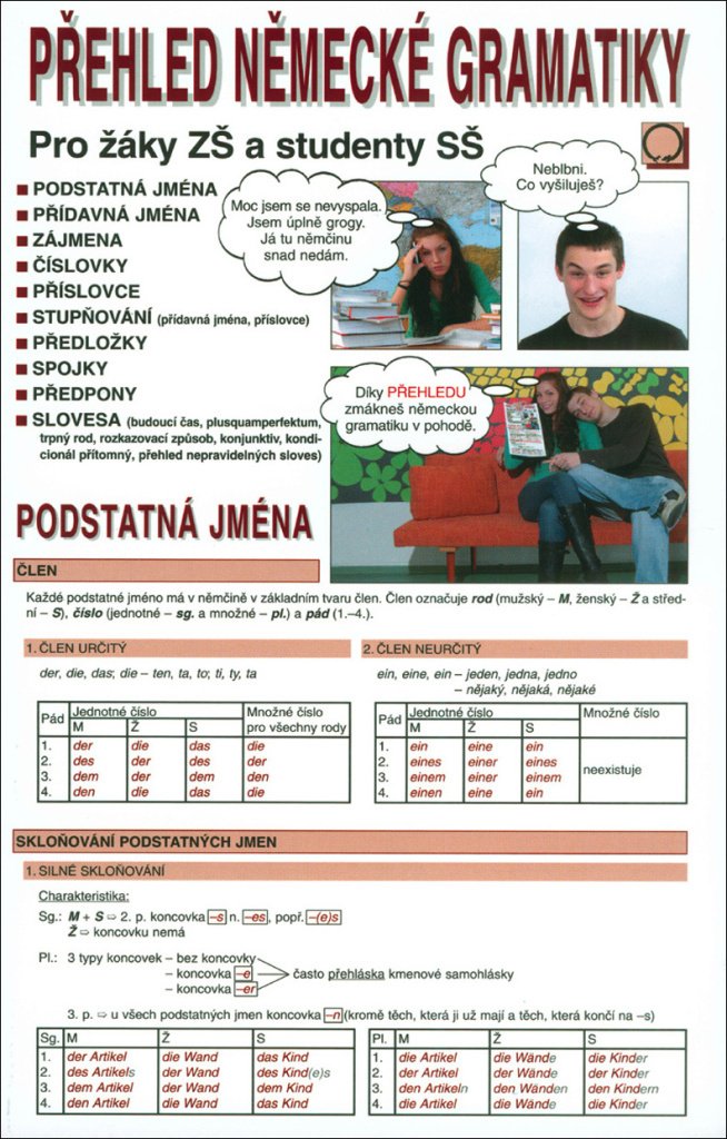 Přehled německé gramatiky - Pro žáky ZŠ a studenty SŠ