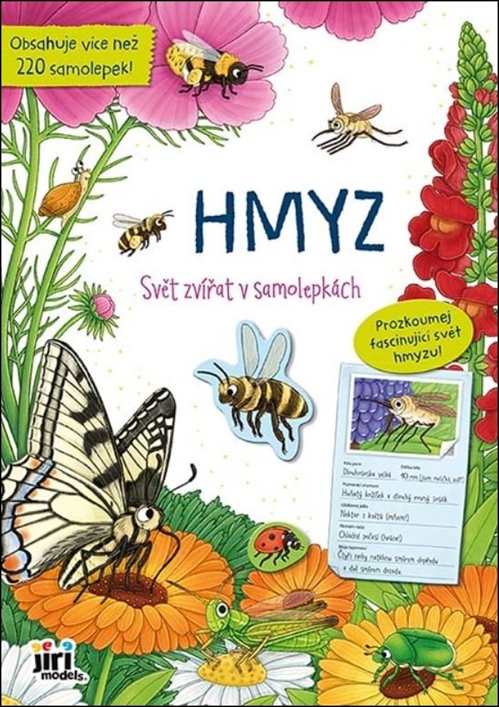 Svět zvířat v samolepkách Hmyz