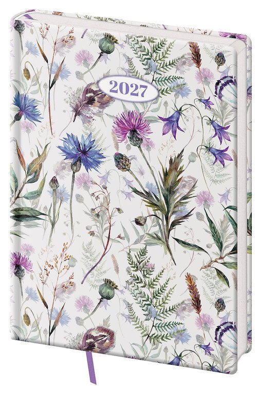 Diář 2027 denní A5 Vario Lyra - Meadow