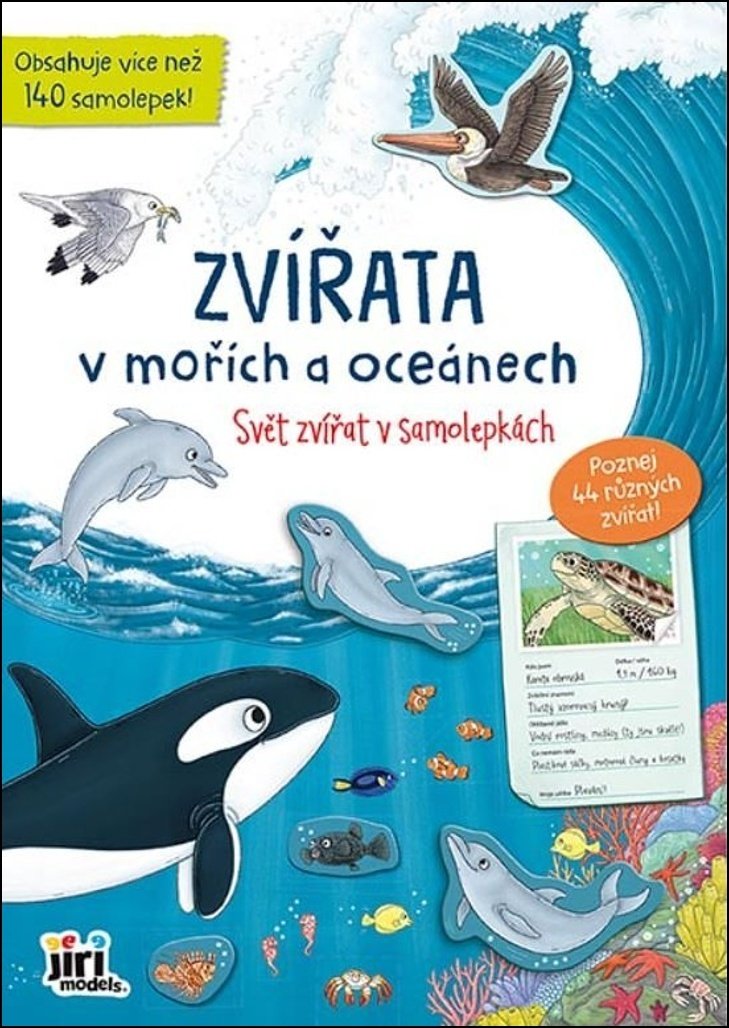 Svět zvířat v samolepkách Zvířata v mořích a oceánech
