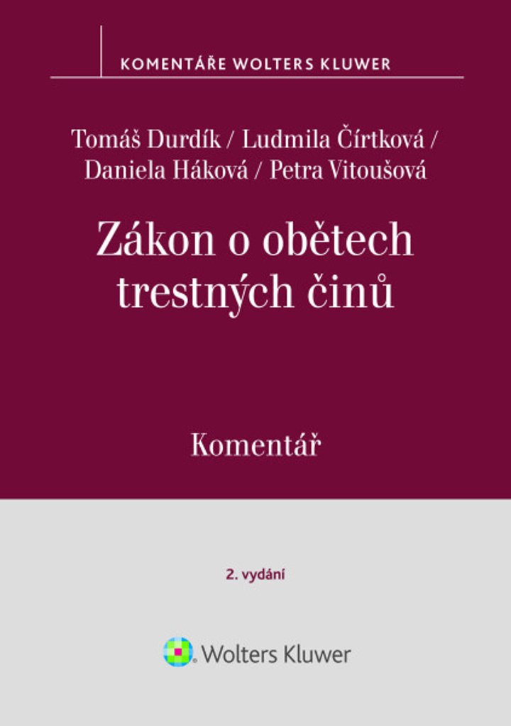 Zákon o obětech trestných činů - Komentář