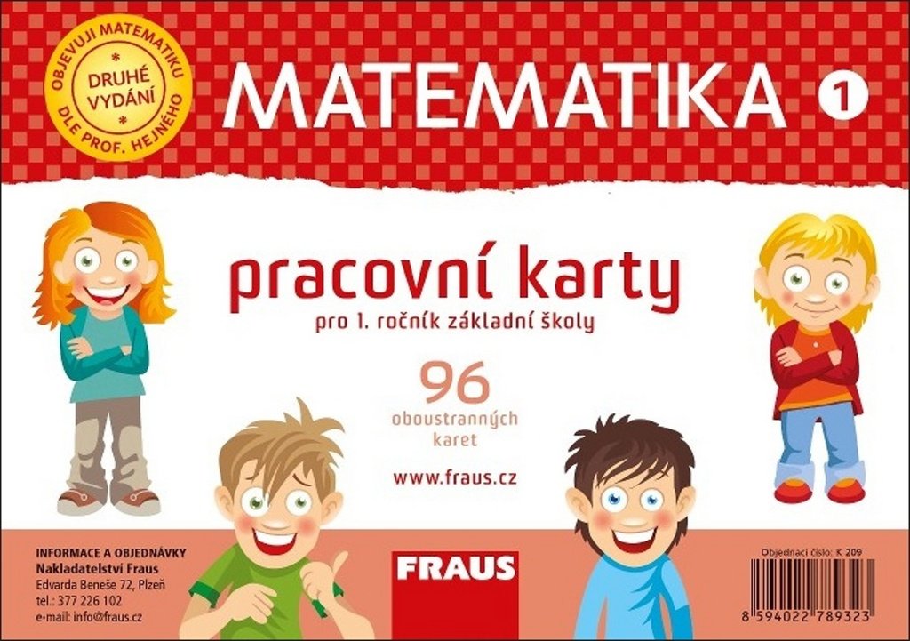 Matematika 1 - Pracovní karty pro 1. ročník ZŠ