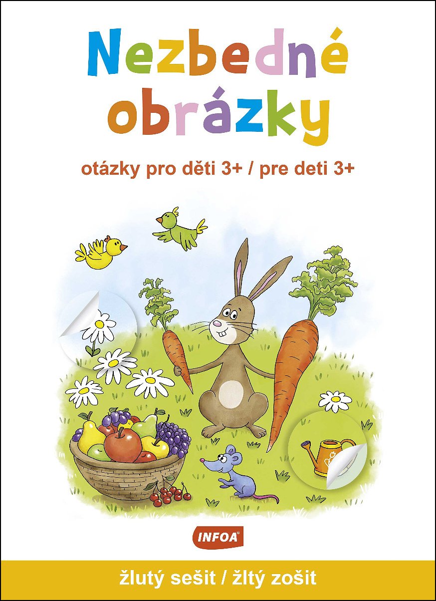 Nezbedné obrázky (otázky pro děti 3+ / otázky pre deti 3+) - žlutý sešit / žltý zošit