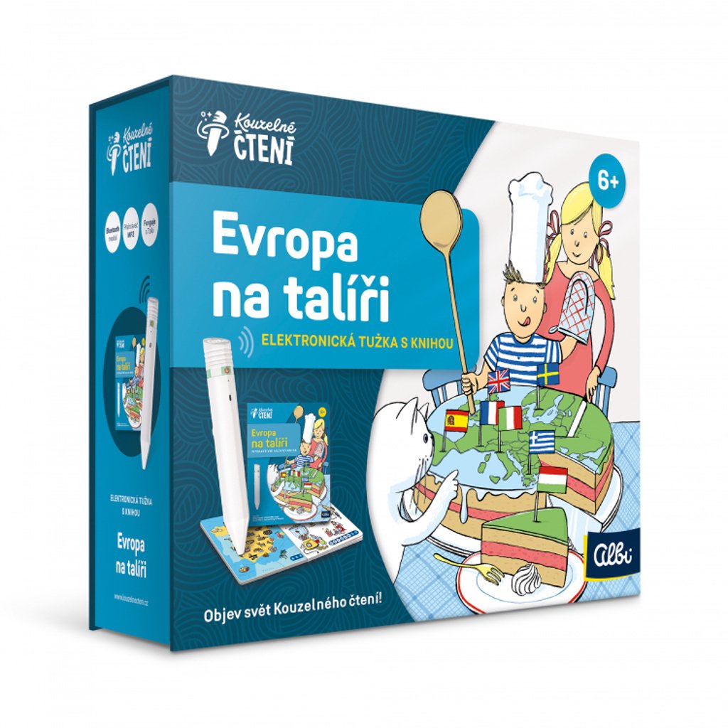 Kouzelné Čtení Albi tužka + Evropa na talíři