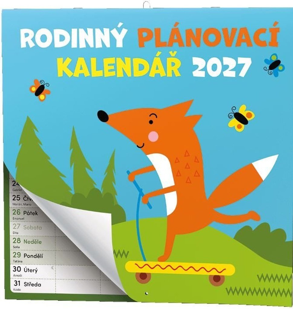 Nástěnný kalendář Rodinný plánovací kalendář