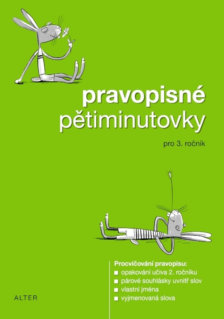Pravopisné pětiminutovky pro 3. ročník ZŠ