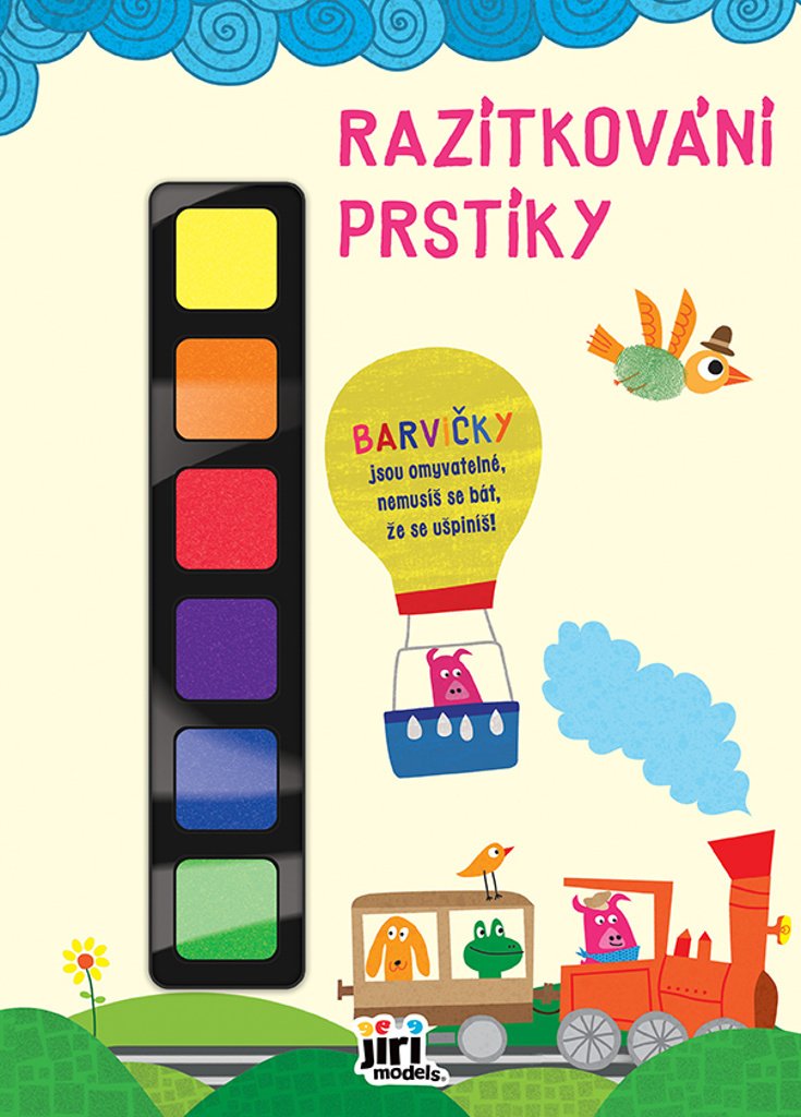 Vláček - Razítkování prstíky