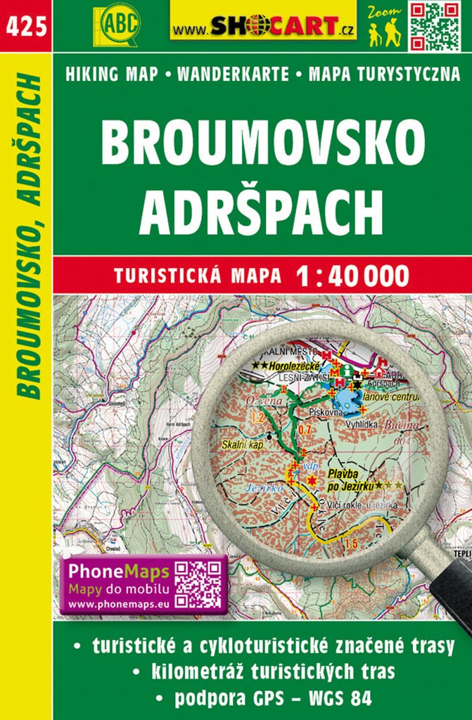 SC 425 Broumovsko, Adršpach 1:40 000