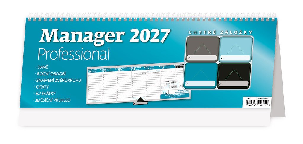 Kalendář stolní 2027 - Manager Professional