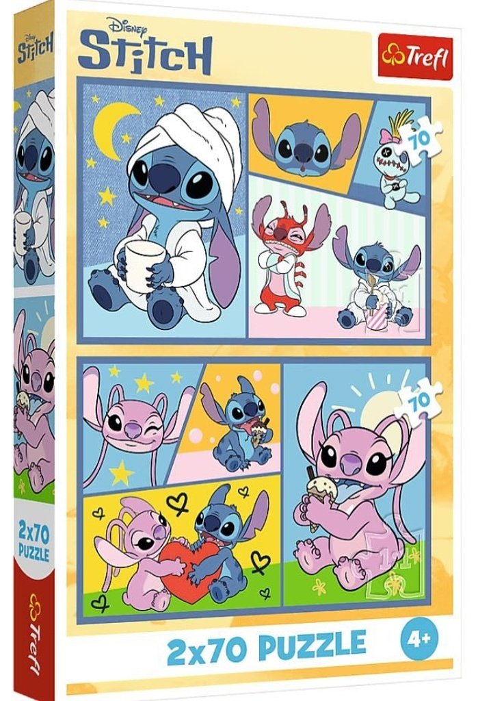 Puzzle Lilo & Stitch: Se Stitchem není nuda 2x70 dílků