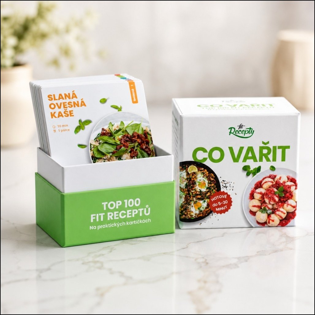 Fit recepty Co vařit - TOP 100 fit receptů na kartičkách