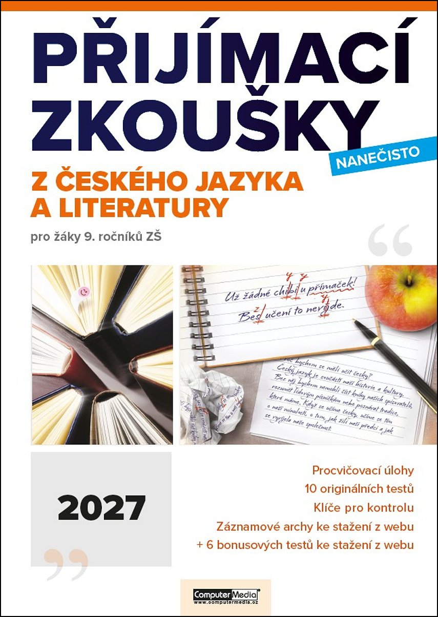 Přijímací zkoušky nanečisto z českého jazyka a literatury pro žáky 9. ročníků ZŠ (2027)