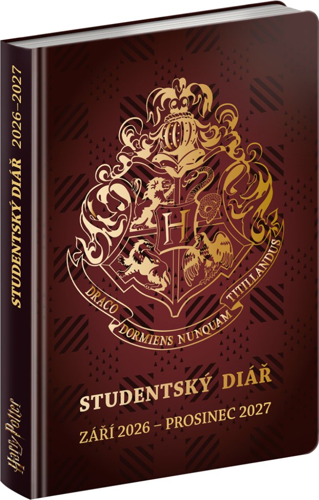 Studentský diář 2026/2027 Harry Potter (září 2026 - prosinec 2027), 9,8 x 14,5 cm