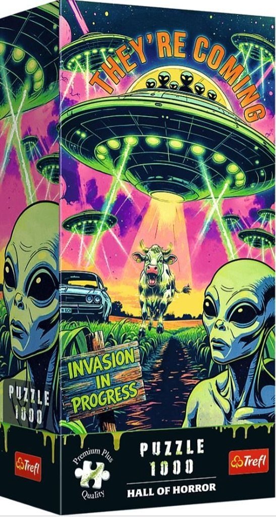 Puzzle Hall of Horror: UFO 1000 dílků