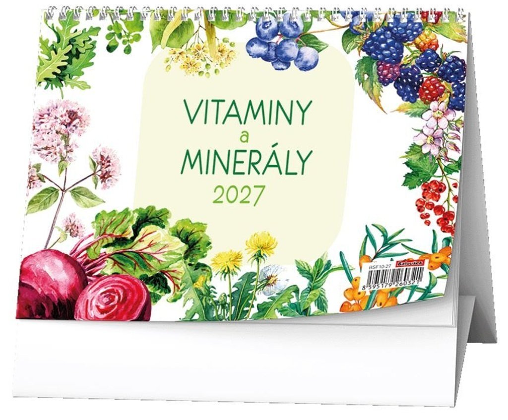 Stolní kalendář Vitamíny a minerály