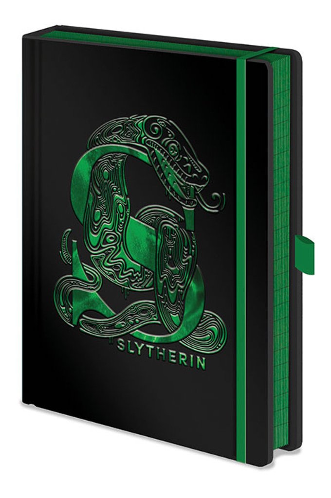 Harry Potter: Zápisník - Zmijozel / A5, Premium, lesklý
