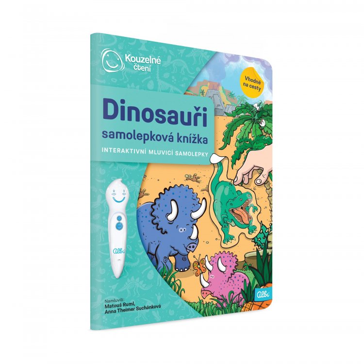 Kouzelné čtení Samolepková knížka Dino