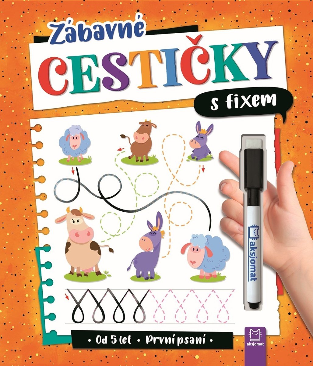 Zábavné cestičky s fixem - První psaní