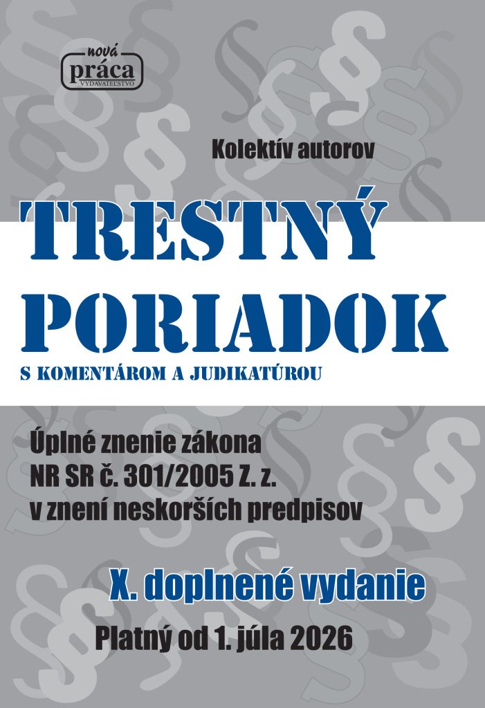 Trestný poriadok 2026