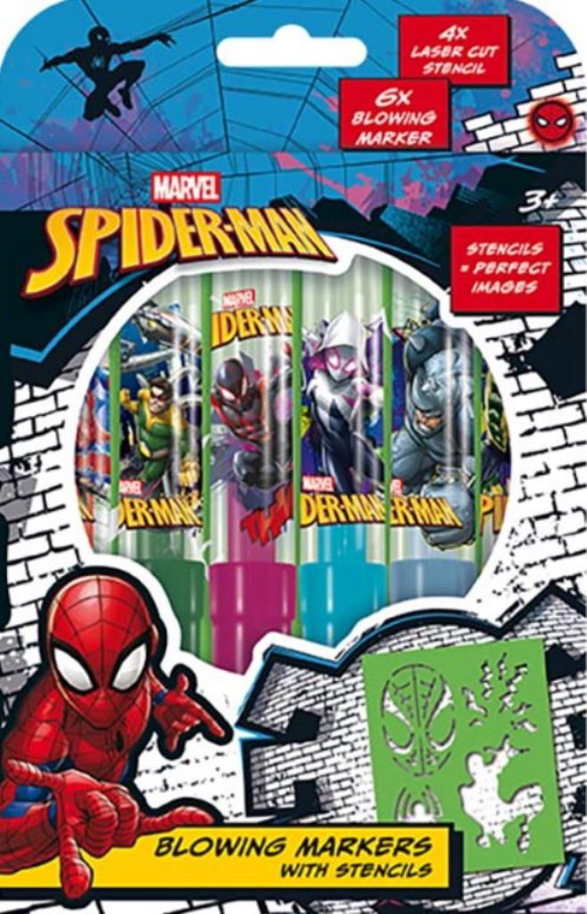 Foukací fixy Spiderman