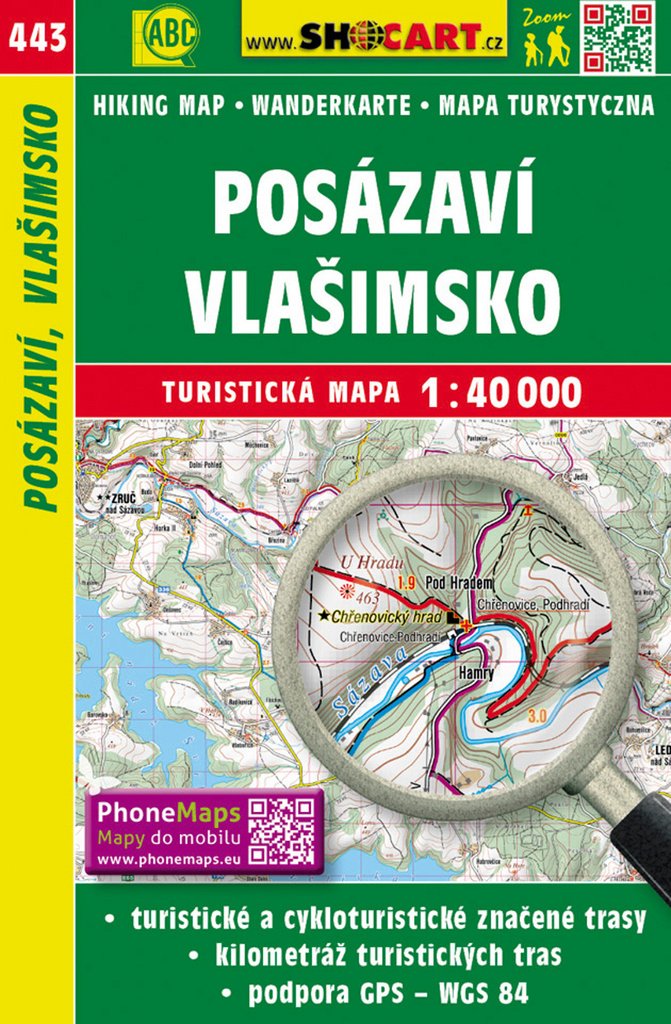 SC 443 Posázaví, Vlašimsko 1:40 000