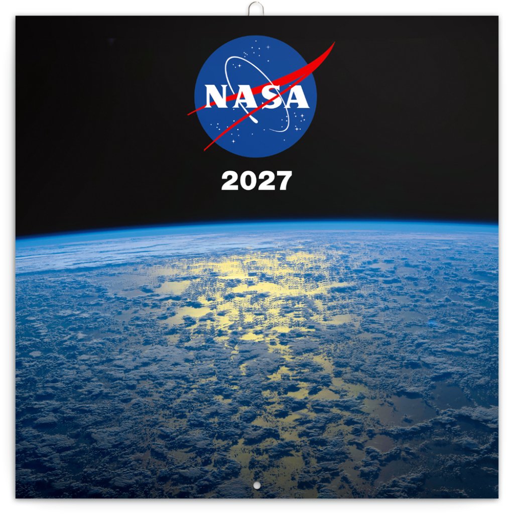 Kalendář 2027 poznámkový: NASA, 30 x 30 cm