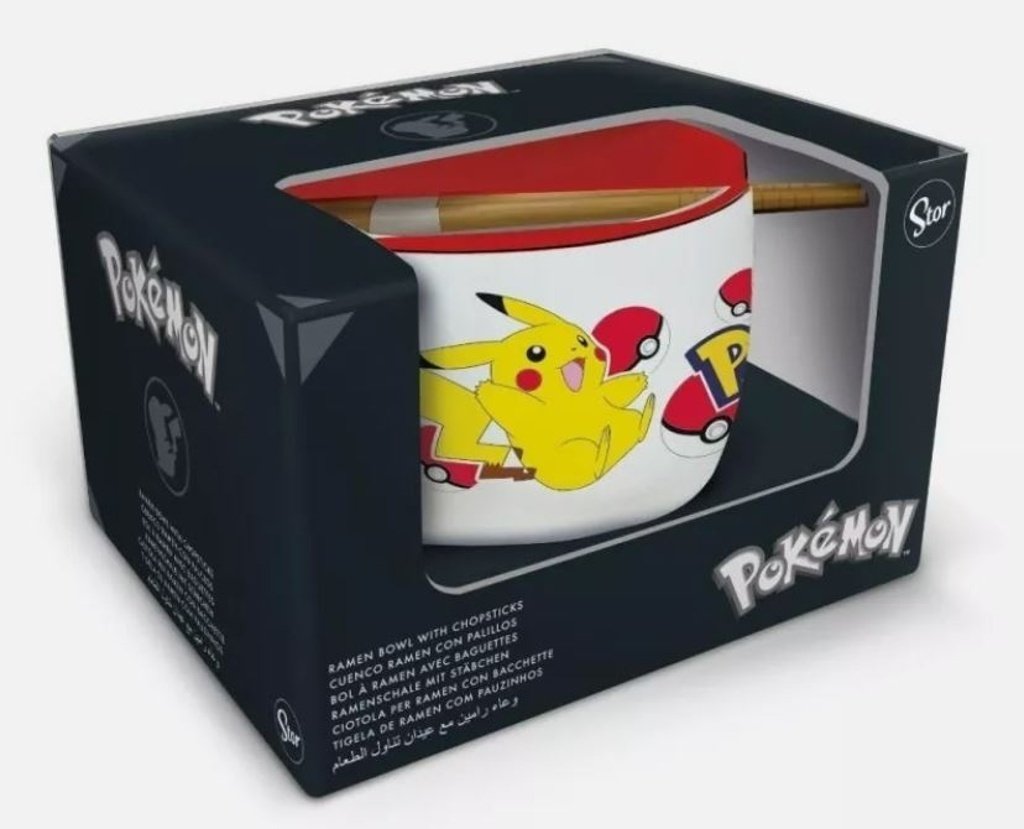 Dárkový set Pokémon - ramen miska a hůlky