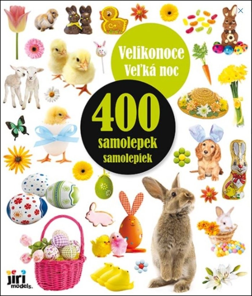 400 samolepek Velikonoce