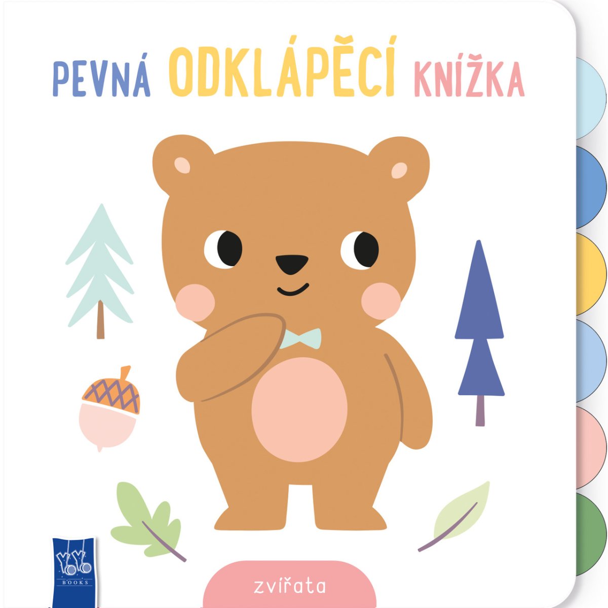 Pevná odklápěcí knížka Zvířata