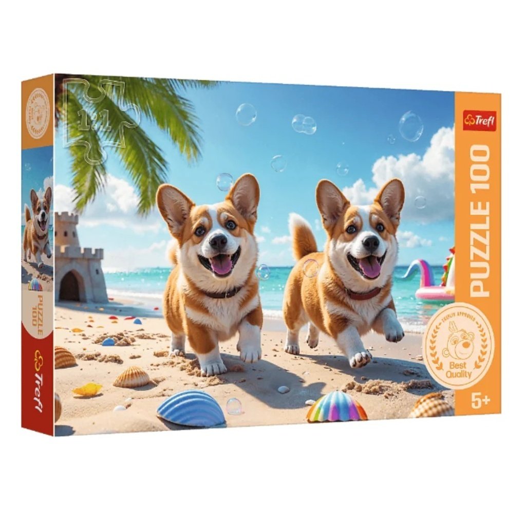 Puzzle Pejsek Corgi 100 dílků