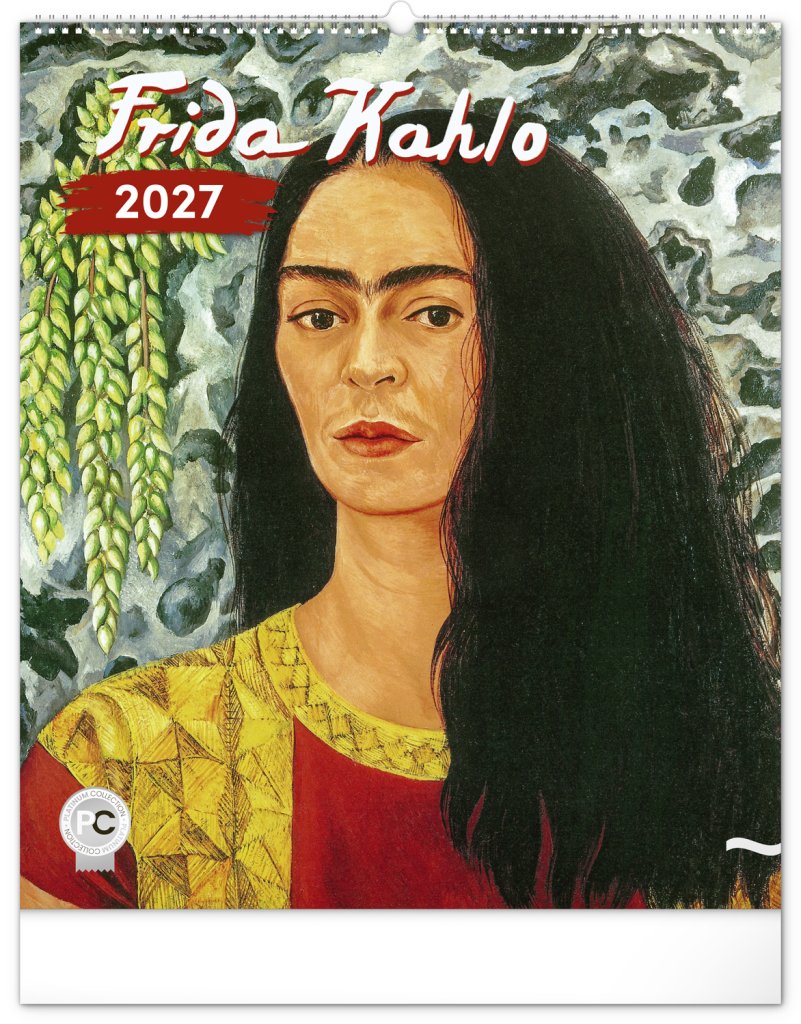 Kalendář 2027 nástěnný: Frida Kahlo, 48 x 56 cm