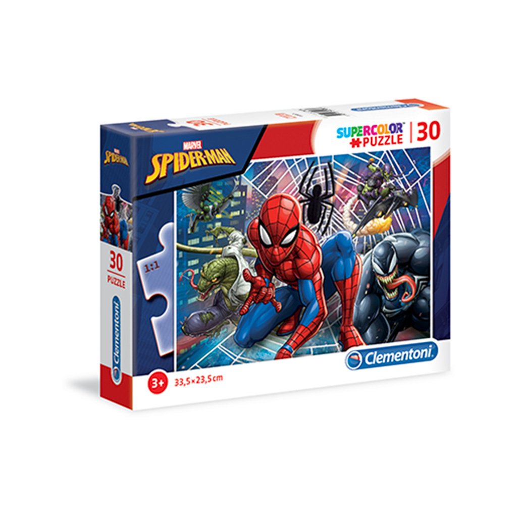 Puzzle Supercolor Spider-Man 30 dílků